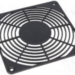 Grilaj ventilator 120x120mm plastic cu fixare clichet