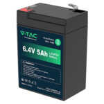 Acumulator LiFePO4 6.4V 5Ah V-tac