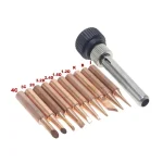 Varf ciocan Gordak set 10buc cupru cu teaca