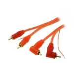 Cablu 2RCA t-t 5m auto+remote 90grd