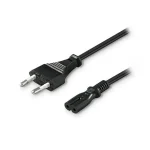 Cablu alimentare casetofon 3m drept negru 2x0.5mm