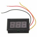 Voltmetru LED 100Vdc 40x20x15mm rosu