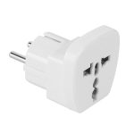 Adapt stecher universal negru/alb