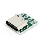 Mufa USB tip C mama montata pe cablaj 4pini