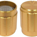 Buton 13mm auriu