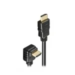 Cablu HDMI t-t 0.5m 2.0 negru 270grd