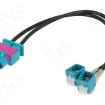 Adapt ant 2Fakra-2Fakra m-t 25cm