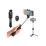Selfie stick cu trepied cu telecomanda BT