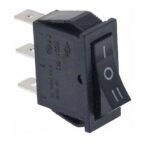 Intr CR 30.3x10.6mm 15A 250Vac negru ON-OFF-ON I-O-II