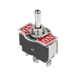 Comutator maneta 6A 250Vac (ON)-OFF-(ON)
