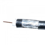 Cablu coax RG6LC negru