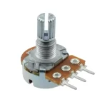 Potentiometru rotativ mono 5k0 liniar pini scurti