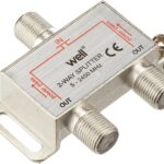 Splitter 2c SAT 5-2450MHz cu power pass