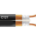 Cablu 2f+ecr.2x4.5mm cu negru