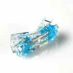 Conector rapid dublu in linie cu blocare