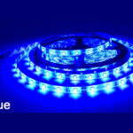 LEDStrf5B 5m 300x5050 albastru IP44 gel