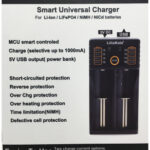 Incarcator universal 2acumulatori 1.2-3.7V Lii-202