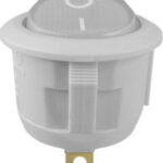 Intr 30x23mm gri 6A 250Vac cu bec