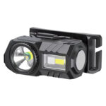 Lanterna cap LED3W+led RGB acumulator