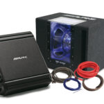 Pachet Alpine SBG-1244BP+MRV-M250+kit cabluri