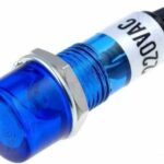 Bec martor 230Vac 10mm albastru fluorescent