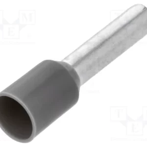 Terminal cablu 4mmp 12mm izolat gri deschis