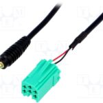 Conect ISO mini Verde-3.5st m-t aux in Renault