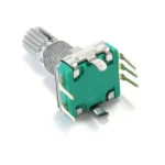 Potentiometru digital+push ax12.5mm moletat encoder