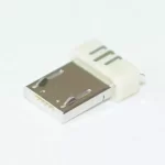 Mufa USB Micro-A tata alb dreptunghiular
