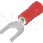 Papuc M4 furculita rosu izolat