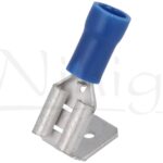 Papuc 6.3mm m+t albastru partial izolat