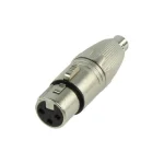 Adaptor XLR-RCA m-m