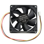 Ventilator 80x80x25mm 12Vdc 3fire