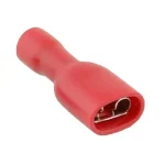 Papuc 6.3mm mama rosu izolat