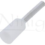 Terminal cablu 0.5mmp 10mm izolat alb