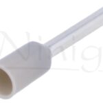 Terminal cablu 0.75mmp 10mm izolat gri
