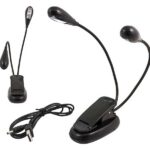 Lampa dubla cu led si clips prindere