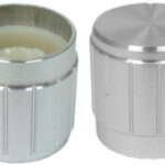 Buton 17mm argintiu