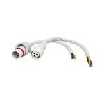 Conector 3p set etans IP68 15mmx20cm mare alb