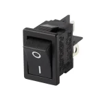 Intrerupator CR 19.2x13mm 6A 250Vac negru