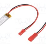 Accu.ind.35x12x4mm 3.7V 120mAh Li-Po L401235