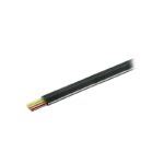 Cablu telefon 4F plat negru