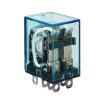 Releu 12Vdc 2c 10A 35x26x20mm LY2