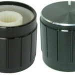 Buton 17mm negru