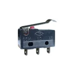 Comutator limitator 15x6x20mm cu lamela curbata