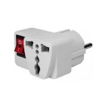 Adaptor stecher universal cu intrerupator