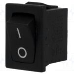 Intr 19.2x13mm 3A 250Vac negru
