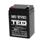 Acumulator Plumb 12V 2.7Ah TED F1