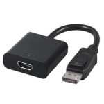 Adaptor DP-HDMI t-m unidirectional 1.1a 20cm 4k 30Hz Spacer negru