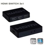 Comutator HDMI 3c+telecomanda 1080p